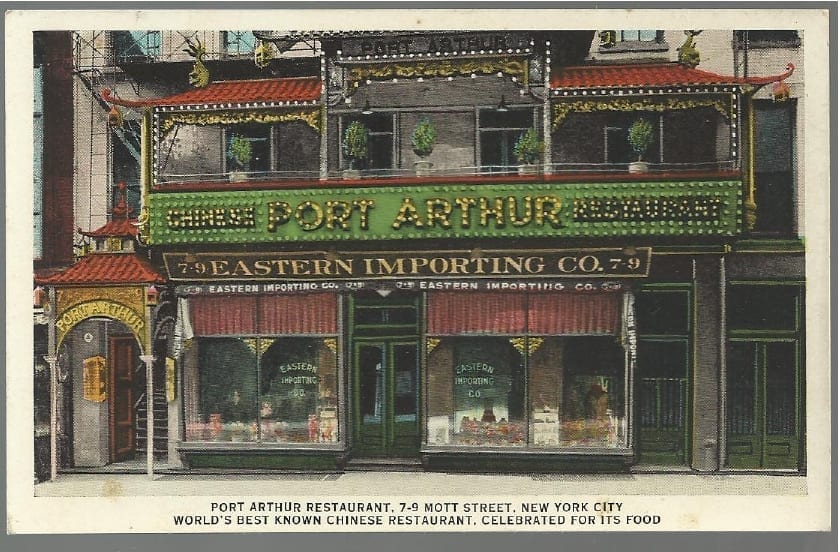 History of Chinese Restaurants in New York City